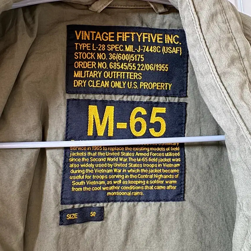 [BUNJANG] Vintage55 M65 Jacket / Vintage55 M65 자켓