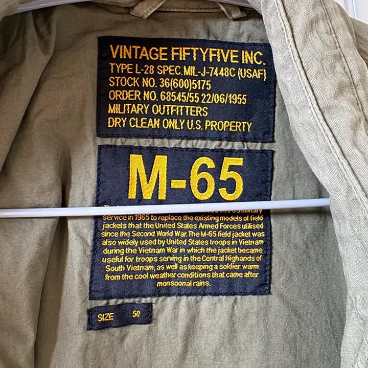 [BUNJANG] Vintage55 M65 Jacket / Vintage55 M65 자켓