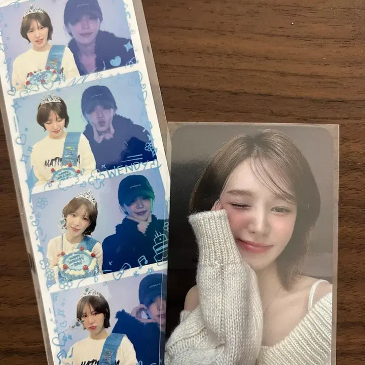 [BUNJANG] Wendy Birthday Photocard &amp; Photo Set / 웬디 생파 포토카드/ 웬디 네컷