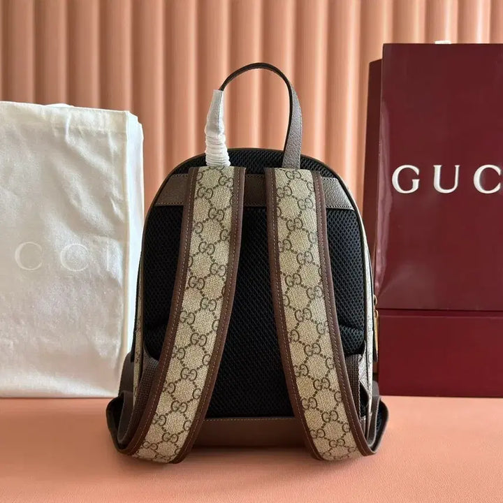 [BUNJANG] Gucci Ophidia GG Supreme Backpack Brown / 구찌 오피디아 GG 수프림 백팩 브라운