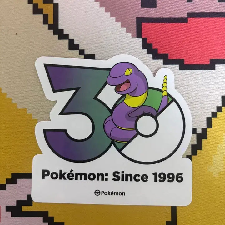 [BUNJANG] Pokemon 30th Anniversary Limited Edition Sticker Set (Gen 1) / 포켓몬30주년스티커 1세대 4장(콘팡, 시드라, 아보, 우츠동
