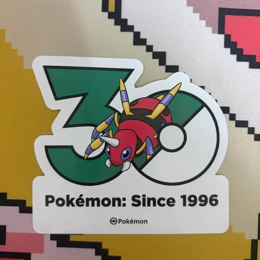 [BUNJANG] Pokemon 30th Anniversary Sticker Set (7 Stickers) / 포켓몬 30주년 스티커 7장(형광어, 랜턴, 동미러, 도롱마담, 깝질무