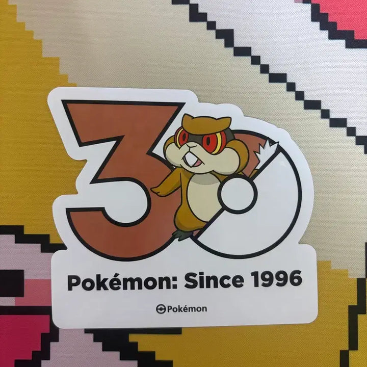 [BUNJANG] Pokemon 30th Anniversary Sticker Set (7 Stickers) / 포켓몬 30주년 스티커 7장(형광어, 랜턴, 동미러, 도롱마담, 깝질무