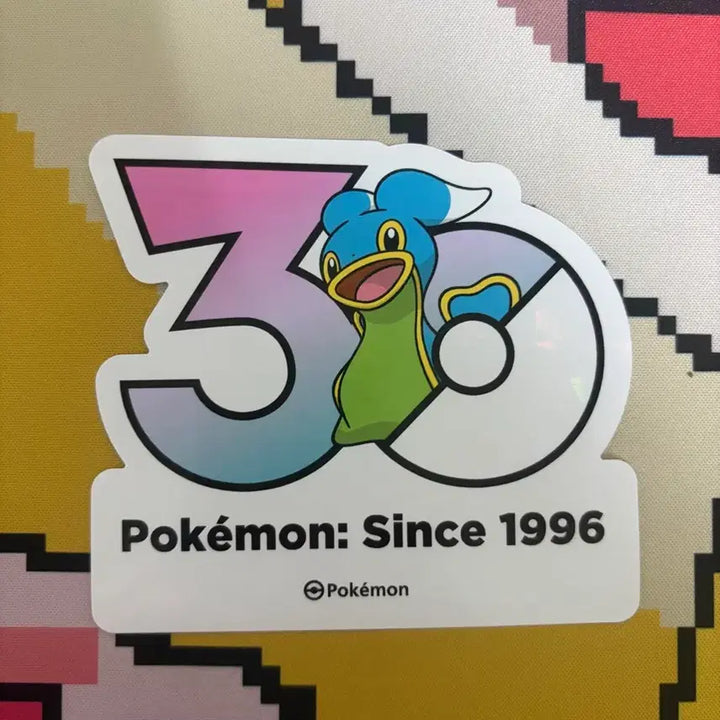 [BUNJANG] Pokemon 30th Anniversary Sticker Set (7 Stickers) / 포켓몬 30주년 스티커 7장(형광어, 랜턴, 동미러, 도롱마담, 깝질무