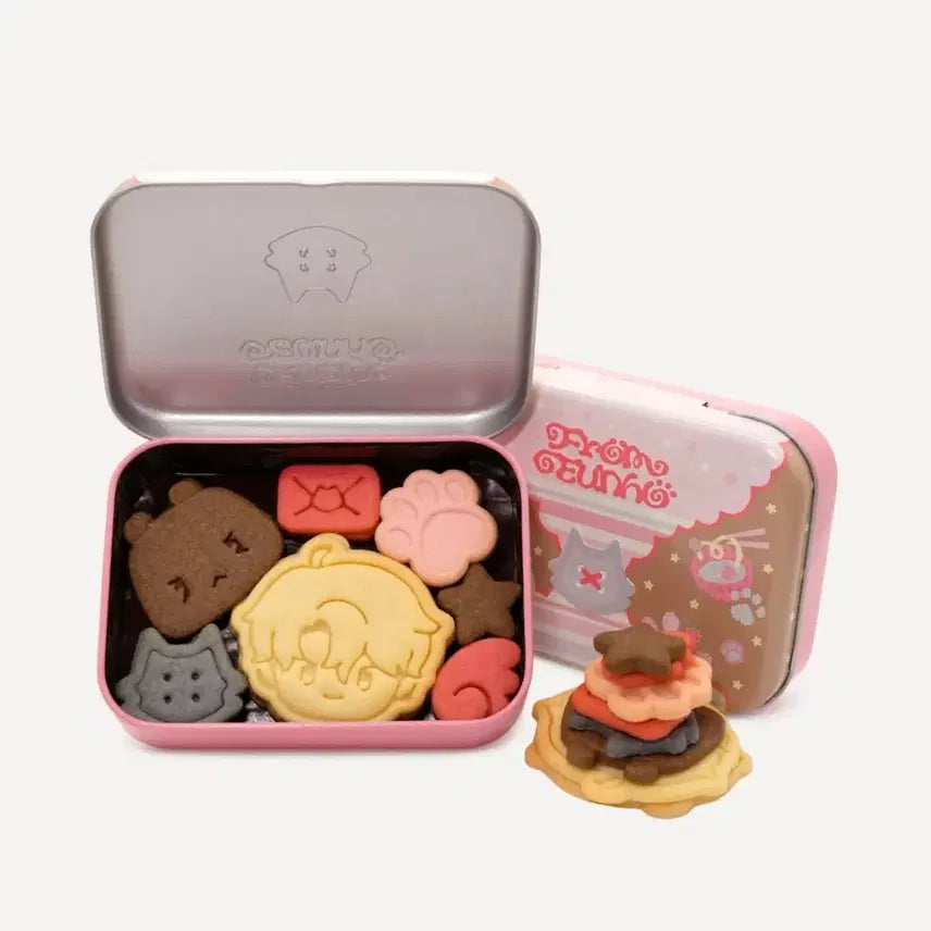 [BUNJANG] PLAVE Eunho Birthday Tin Case (Cookies Included) + Lucky Draw Photocard / 플레이브 십카페 은호 생일 틴케이스(쿠키O)+럭드