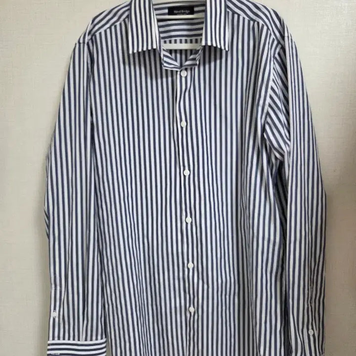 [BUNJANG] Mind Bridge Striped Shirt (Size 105) / 마인드브릿지 스트라이프 셔츠(105)