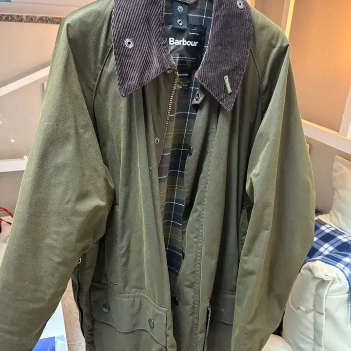 [BUNJANG] Barbour Beaufort Waxed Jacket Size 38 / 바버 뷰포트 38