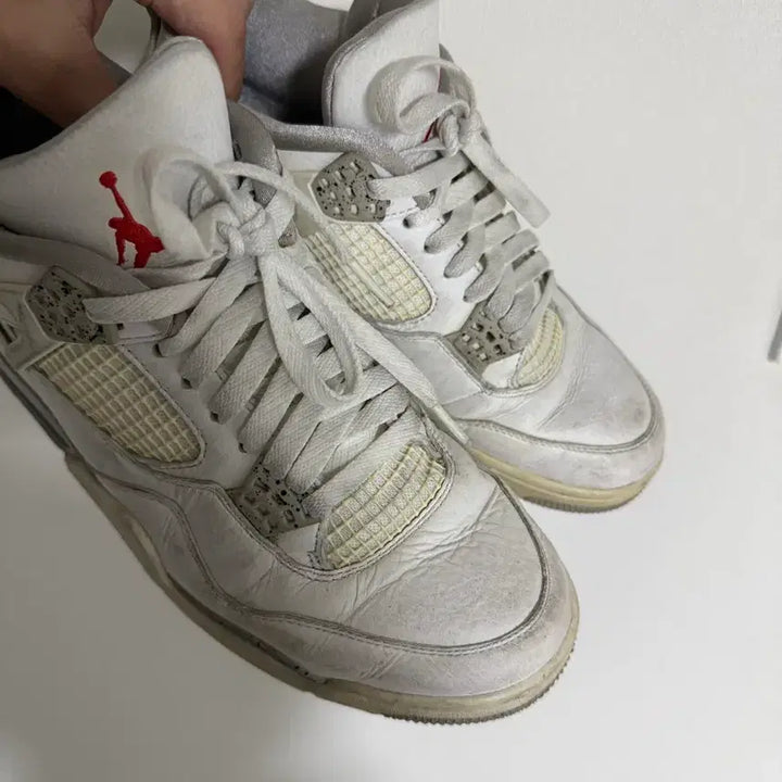 [BUNJANG] Nike Jordan 4 Retro Tech White US 10 / 나이키 조던4 레트로 테크 화이트 280