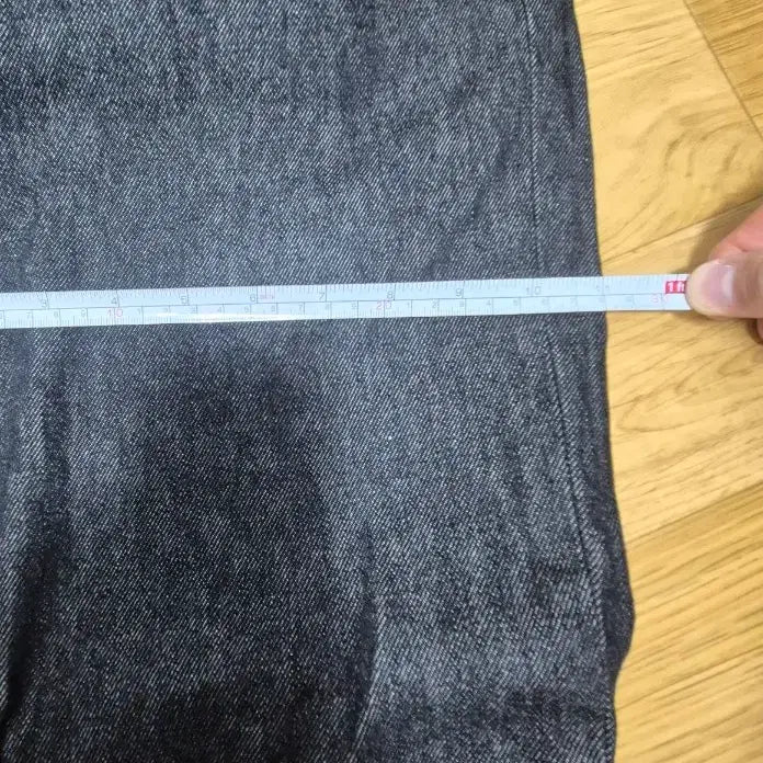[BUNJANG] REMAIN BLACK Low Straight Fit Denim Pants / 리 맨 스트레이트핏 콘밀 데님 팬츠 블랙 로우