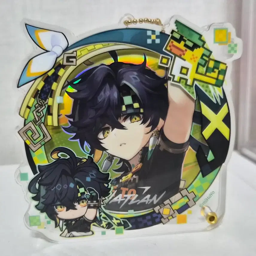 [BUNJANG] Genshin Impact Kinich Can Badge Bundle Set / 일괄, 공식) 원신 키니치 캔뱃지 , 캔뱃지 보관틀