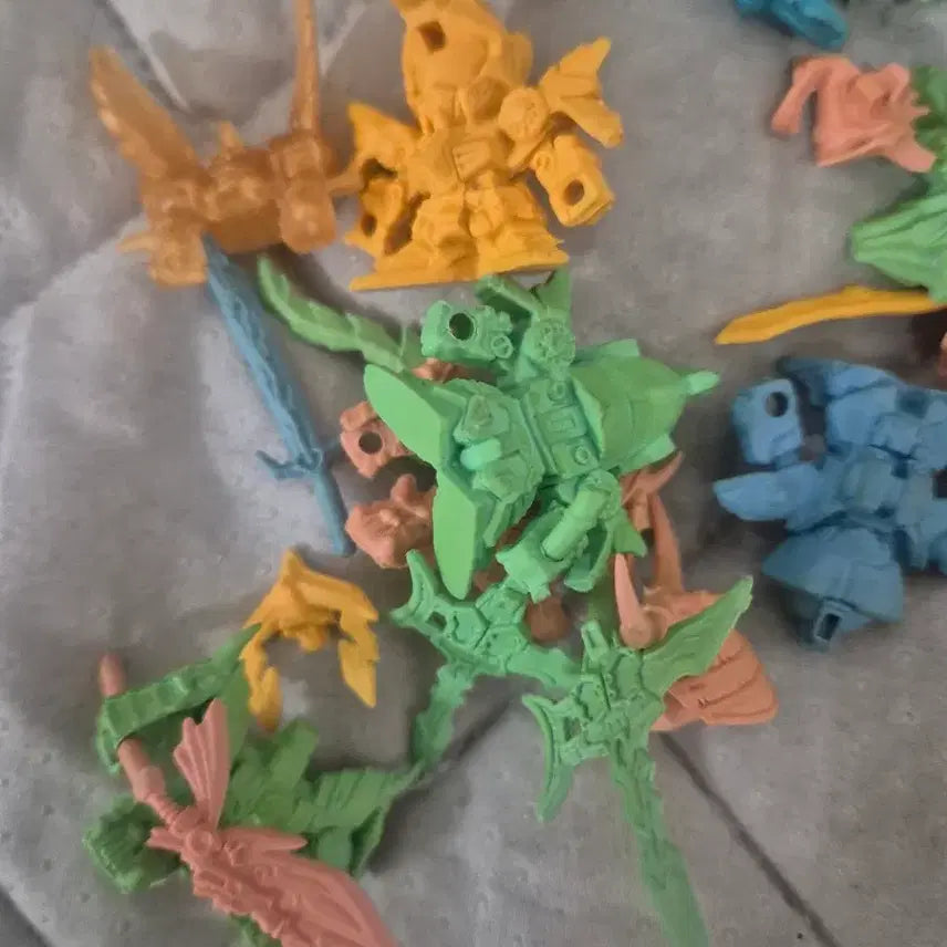 [BUNJANG] Gundam Gacha Rubber Figure Bulk Lot / 가챠 고무 건담 피규어 벌크