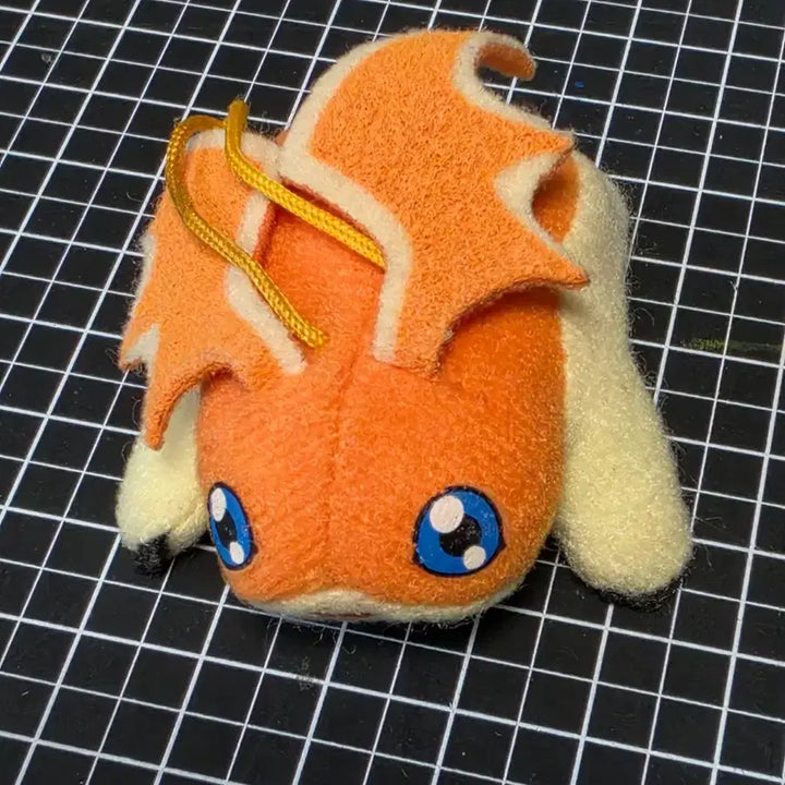[BUNJANG] Digimon 2000 Tokomon Plush Keychain (Japan) / [고전] 2000년 디지몬 파닥몬 고전 누이 인형 키링 일본