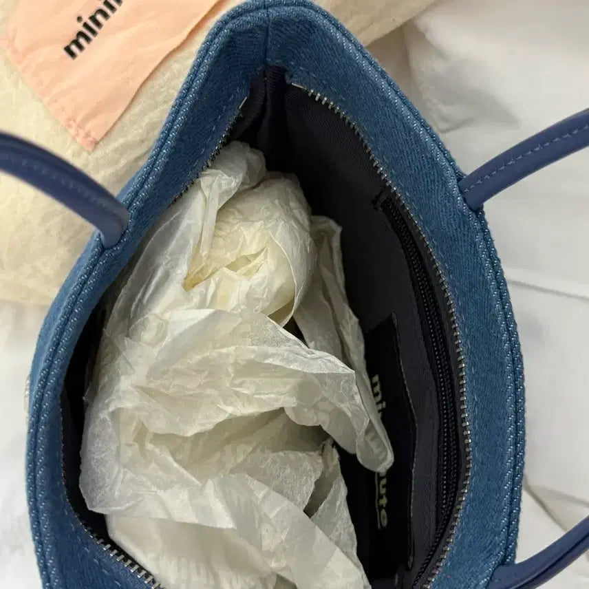 [BUNJANG] Minuit Mint Clo Mini Denim Bag / 미닛뮤트 클로 미니 (데님) 가방