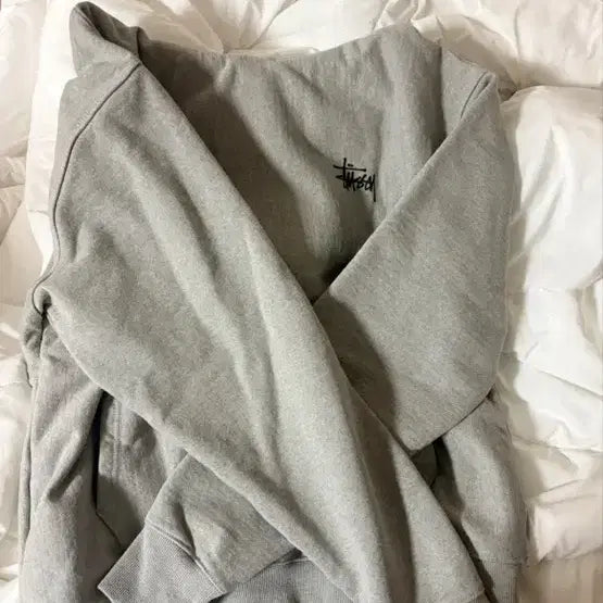 [BUNJANG] Stussy Basic Hoodie Grey M / 스투시 후드티 그레이 M