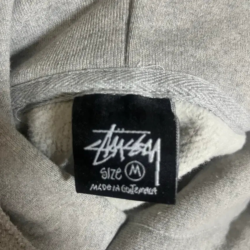 [BUNJANG] Stussy Basic Hoodie Grey M / 스투시 후드티 그레이 M