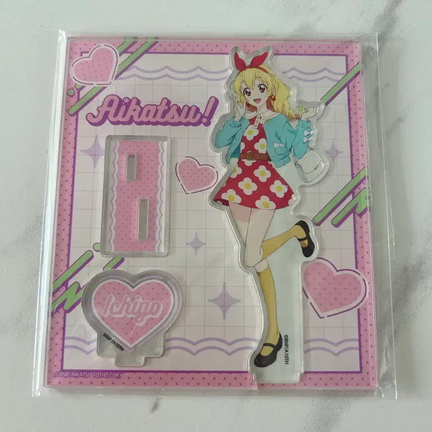 [BUNJANG] Aikatsu Ichigo Amano Retro Acrylic Stand / 아이카츠 라임이 이치고 레트로 아크릴 스탠드 아이엠스타