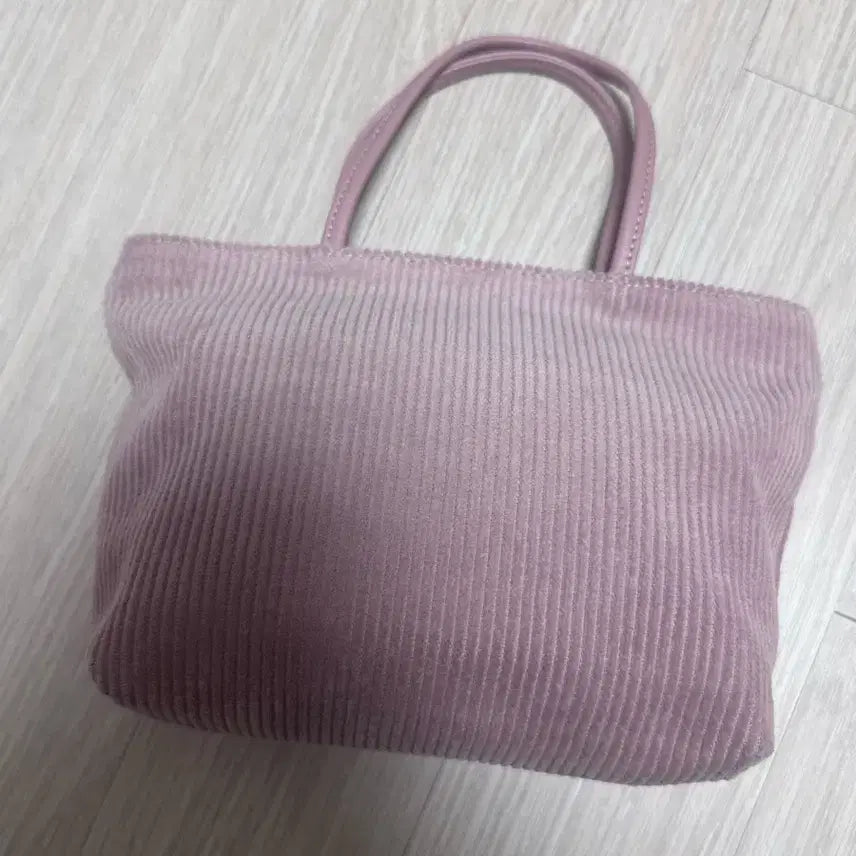 [BUNJANG] Minutemute Chloe Mini Corduroy Bag Pink / 미닛뮤트 클로미니 코듀로이 핑크