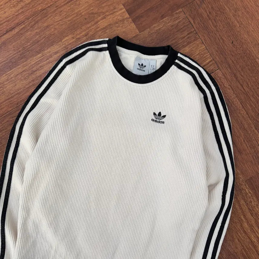 [BUNJANG] Adidas Classic Waffle Crew T-Shirt XS / XS(95) 아디다스 클래식 와플 크루 티셔츠