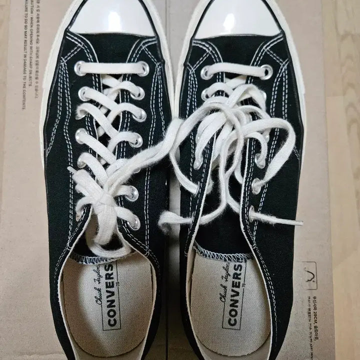 [BUNJANG] Converse Chuck 70 Classic Low Top Black Sneakers (US 10.5) / 컨버스 척70 클래식 블랙 285mm
