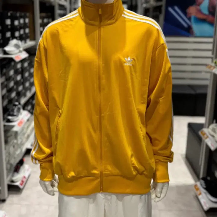 [BUNJANG] Adidas Yellow Track Top Jersey S New / 아디다스 트랙탑 져지 옐로우 S 새상품