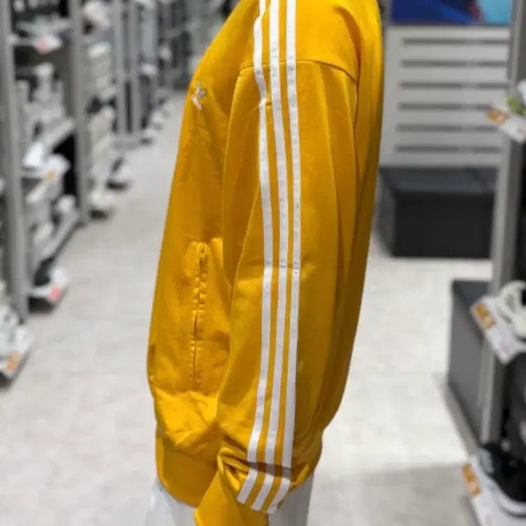 [BUNJANG] Adidas Yellow Track Top Jersey S New / 아디다스 트랙탑 져지 옐로우 S 새상품
