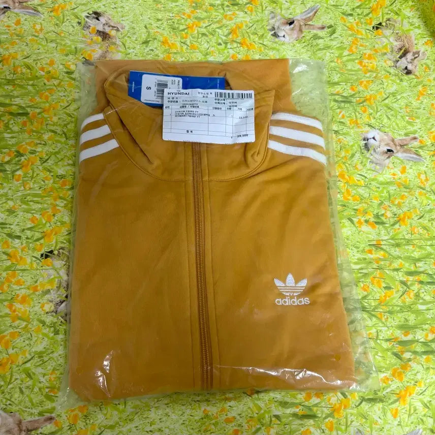 [BUNJANG] Adidas Yellow Track Top Jersey S New / 아디다스 트랙탑 져지 옐로우 S 새상품