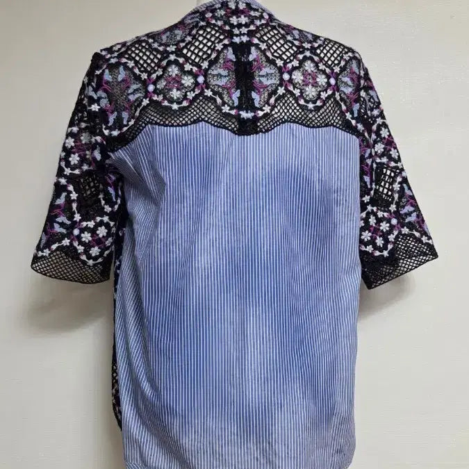 [BUNJANG] Sandro Lace Blouse Size S / 산드로 레이스 블라우스 44~55초