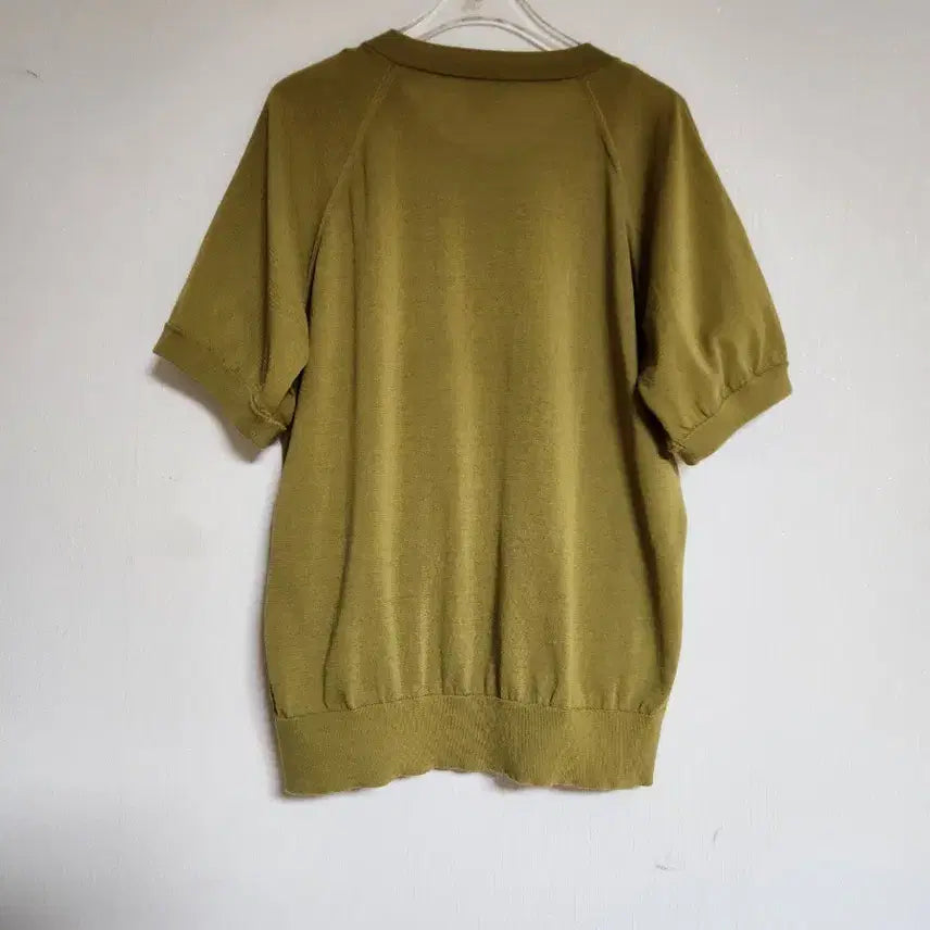 [BUNJANG] COS Linen Jacket Mustard Olive Green Size S / 코스COS  린넨 자켓66앞면 린넨, 뒷면 린넨 니트