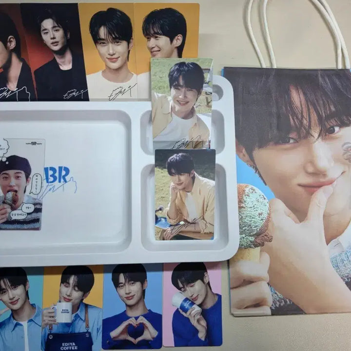 [BUNJANG] Byun Woo Seok Baskin Robbins Photocard Set / 변우석 배스킨라빈스 굿즈 포토카드 세트