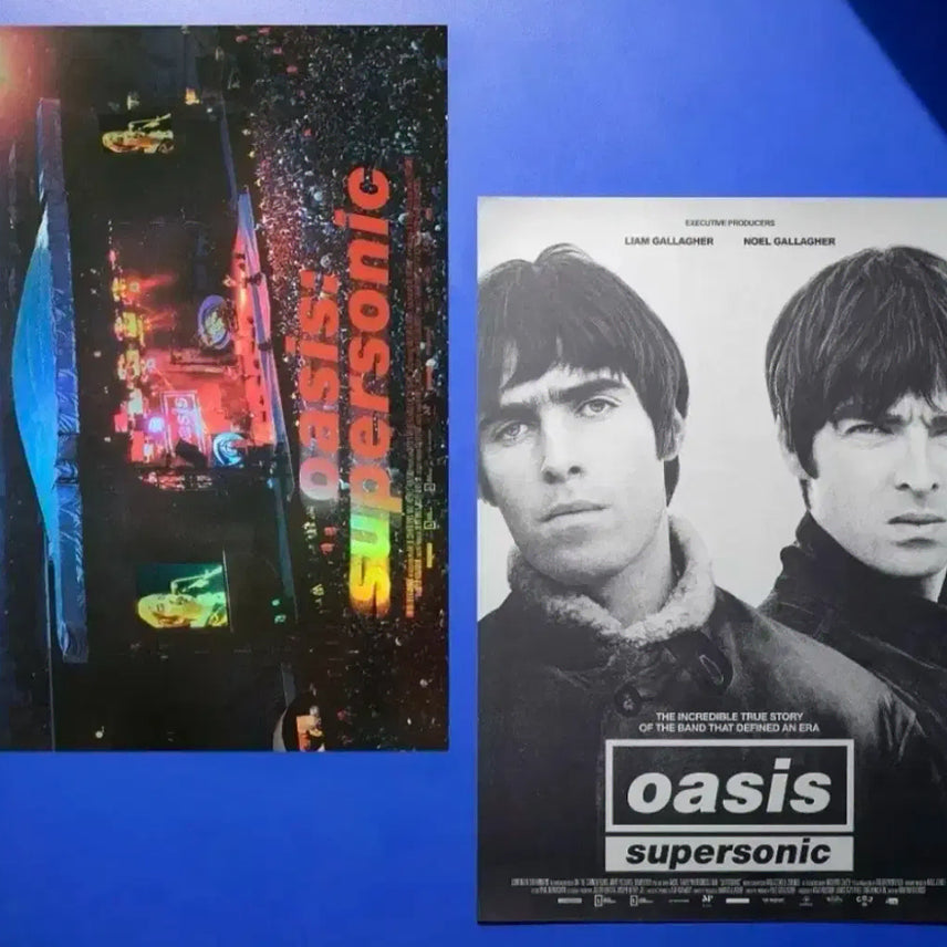 [BUNJANG] Oasis Supersonic Artgraphy Poster Liam Gallagher Noel Gallagher / 오아시스 슈퍼소닉 아트그라피