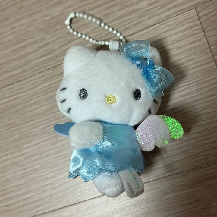 [BUNJANG] Sanrio Hello Kitty Angel Plush Keychain / 산리오 헬로키티 엔젤 천사 인형 키링 판매