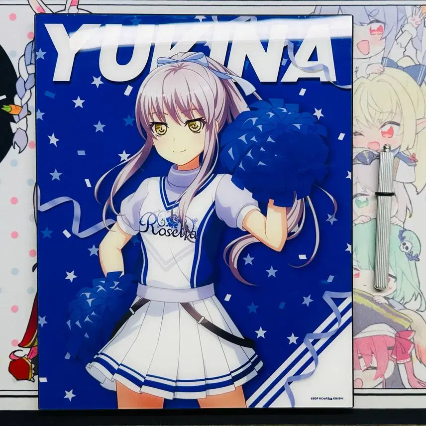 [BUNJANG] BanG Dream! Minato Yukina Cheerleader Acrylic Frame / 뱅드림 미나토 유키나 아크릴 액자