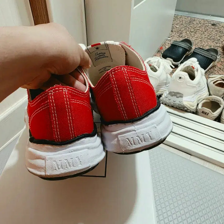 [BUNJANG] Mihara Yasuhiro Peterson Red Size 40 / 미하라 야스히로 피터슨 레드 40
