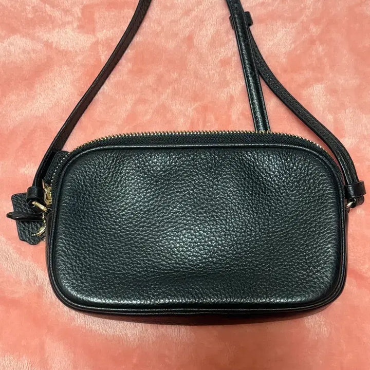 [BUNJANG] Coach Black Leather Mini Crossbody Bag / 코치 블랙 레더 크로스백 미니백