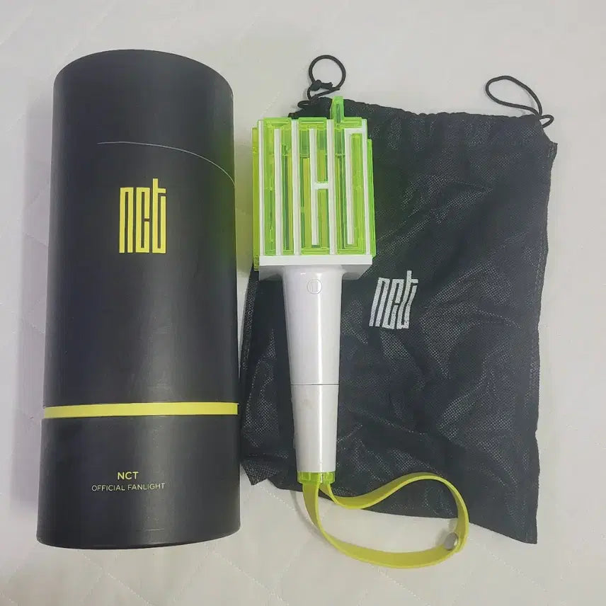 [BUNJANG] NCT 90s Era Lightstick (90s Theme) - Main Body, Pouch, and Box / 엔시티 구믐 nct 구 응원봉 믐뭔봄 본체 파우치 상자