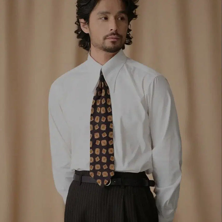 [BUNJANG] Classic Long Collar Dress Shirt (XL) / 클래식 롱카라 드레스 셔츠(XL)