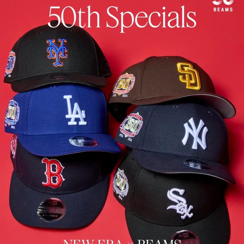 [BUNJANG] BEAMS x New Era 50th Anniversary LP 9FIFTY MLB Dodgers Cap / BEAMS 빔즈 뉴에라 50주년 LP 9FIFTY MLB 다저스