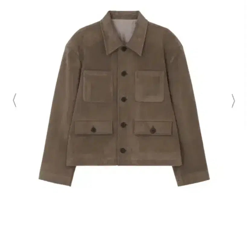 [BUNJANG] Cinder Mocha Beige Suede Cropped Jacket / 신더 cinder 모카베이지 스웨이드 자켓 크롭