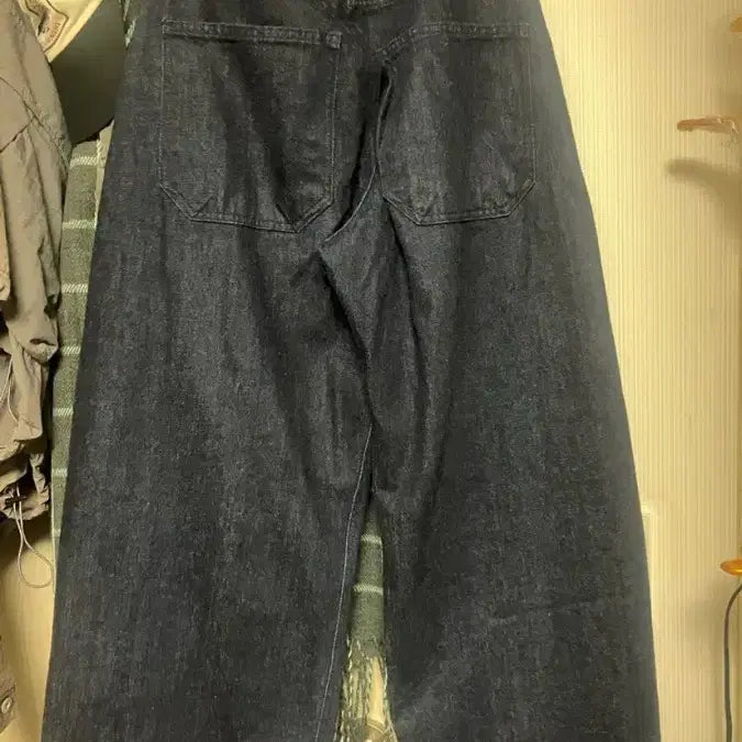 [BUNJANG] Hatching Room Wide Curve Jeans Indigo 1 / 해칭룸 와이드커브진 인디고 1