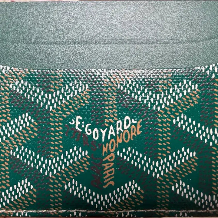 [BUNJANG] Goyard Saint-Sulpice Card Wallet Green / 고야드 생쉴피스 카드지갑 그린/새상품급/풀구성