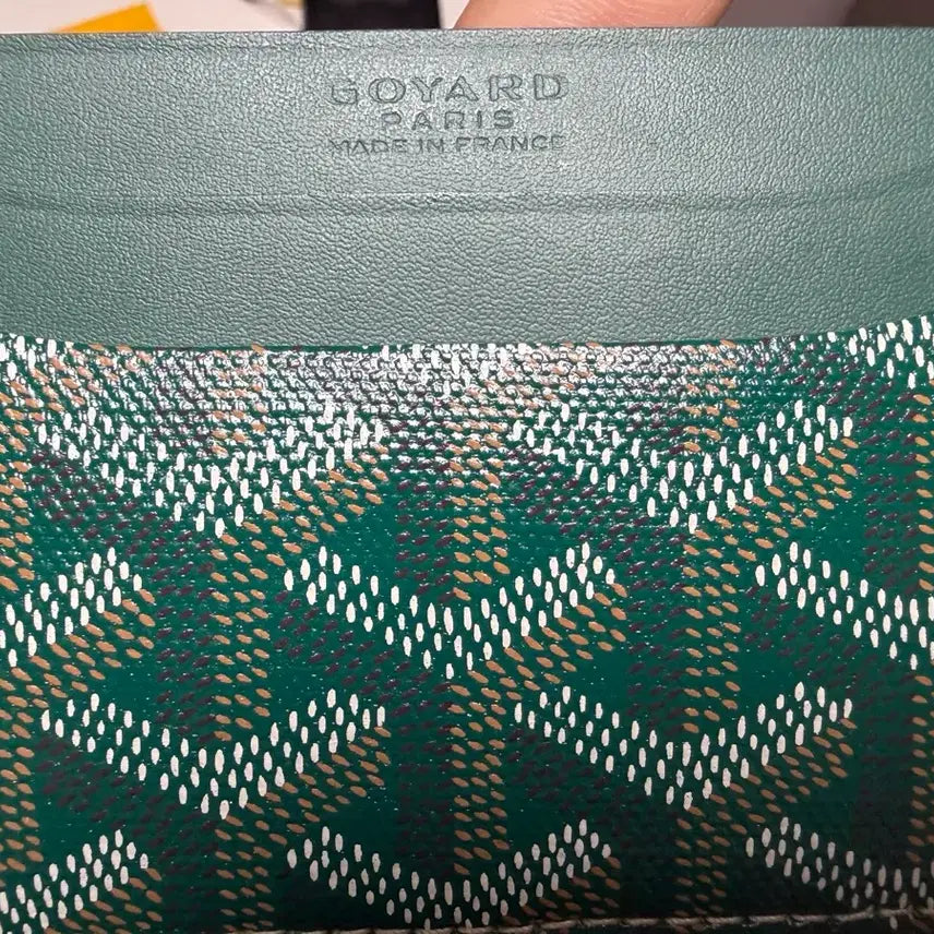 [BUNJANG] Goyard Saint-Sulpice Card Wallet Green / 고야드 생쉴피스 카드지갑 그린/새상품급/풀구성