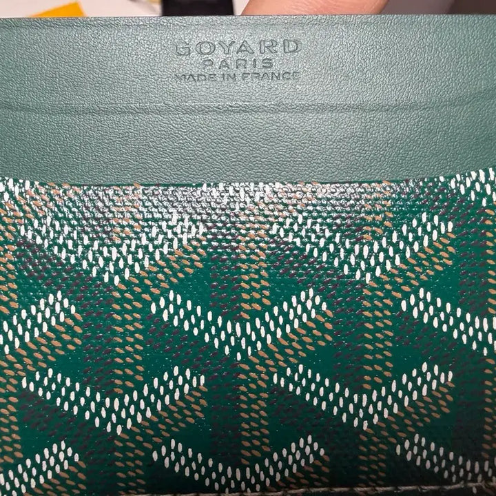 [BUNJANG] Goyard Saint-Sulpice Card Wallet Green / 고야드 생쉴피스 카드지갑 그린/새상품급/풀구성