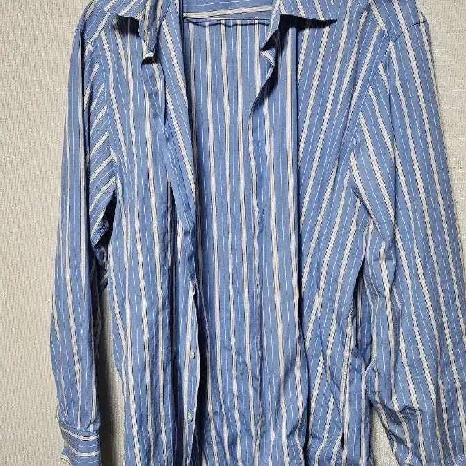 [BUNJANG] Beanpole Blue Stripe Shirt Size 105 / 빈폴 블루 스트라이프 셔츠 105