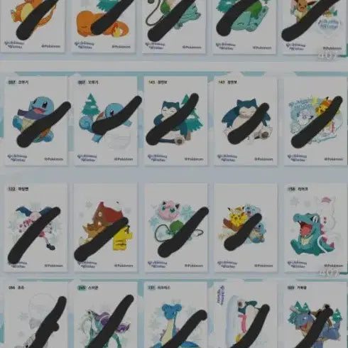 [BUNJANG] Pokemon Olive Young Stickers for Hopan PPANC Seal / 교환)포켓몬 올리브영 스티커로   호빵 띠부씰 구해봐요