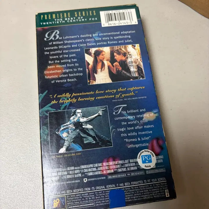 [BUNJANG] Romeo + Juliet (1996) VHS Tape - Leonardo DiCaprio / 로미오와 줄리엣 영화 비디오테이프 레오나르도 디카프리오