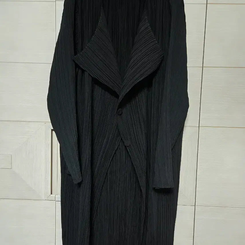 [BUNJANG] Pleated Long Cardigan / 플리츠 롱 가디건(새상품급)