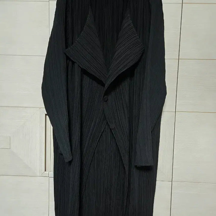 [BUNJANG] Pleated Long Cardigan / 플리츠 롱 가디건(새상품급)