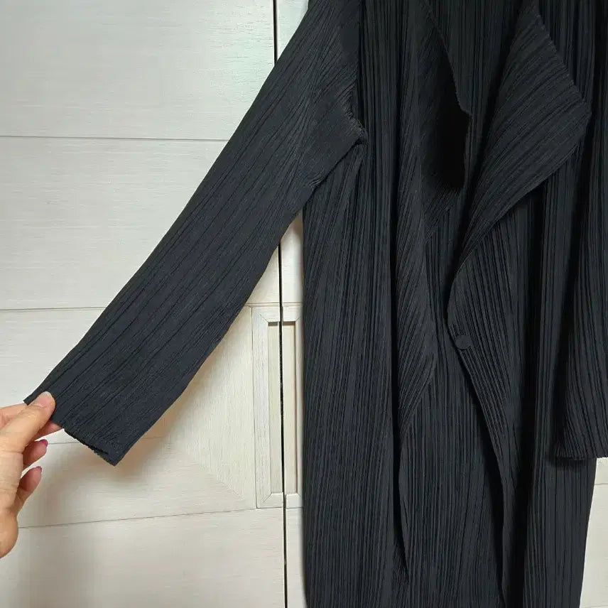 [BUNJANG] Pleated Long Cardigan / 플리츠 롱 가디건(새상품급)