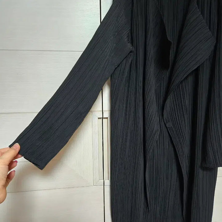 [BUNJANG] Pleated Long Cardigan / 플리츠 롱 가디건(새상품급)