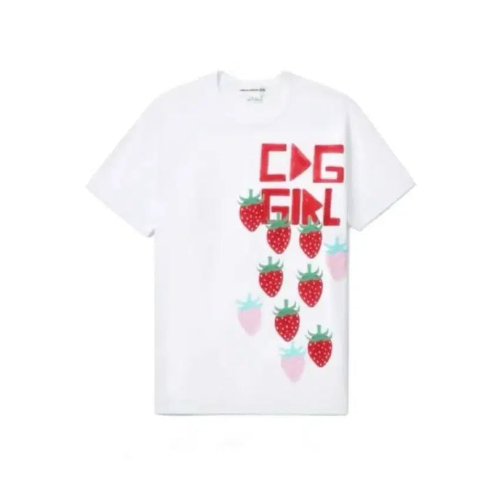 [BUNJANG] Comme des Garçons Brett Westphal Strawberry Short Sleeve T-Shirt / 꼼데걸 브렛웨스트폴 스트로베리 반팔